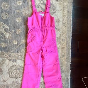 Obermeyer Girls Ski Bib - Size 8 - Like New Condition